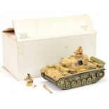 King & Country - Afrika Korps: Desert Panzer Patrol Panzer MkIII with 2 Man Crew Set AK019