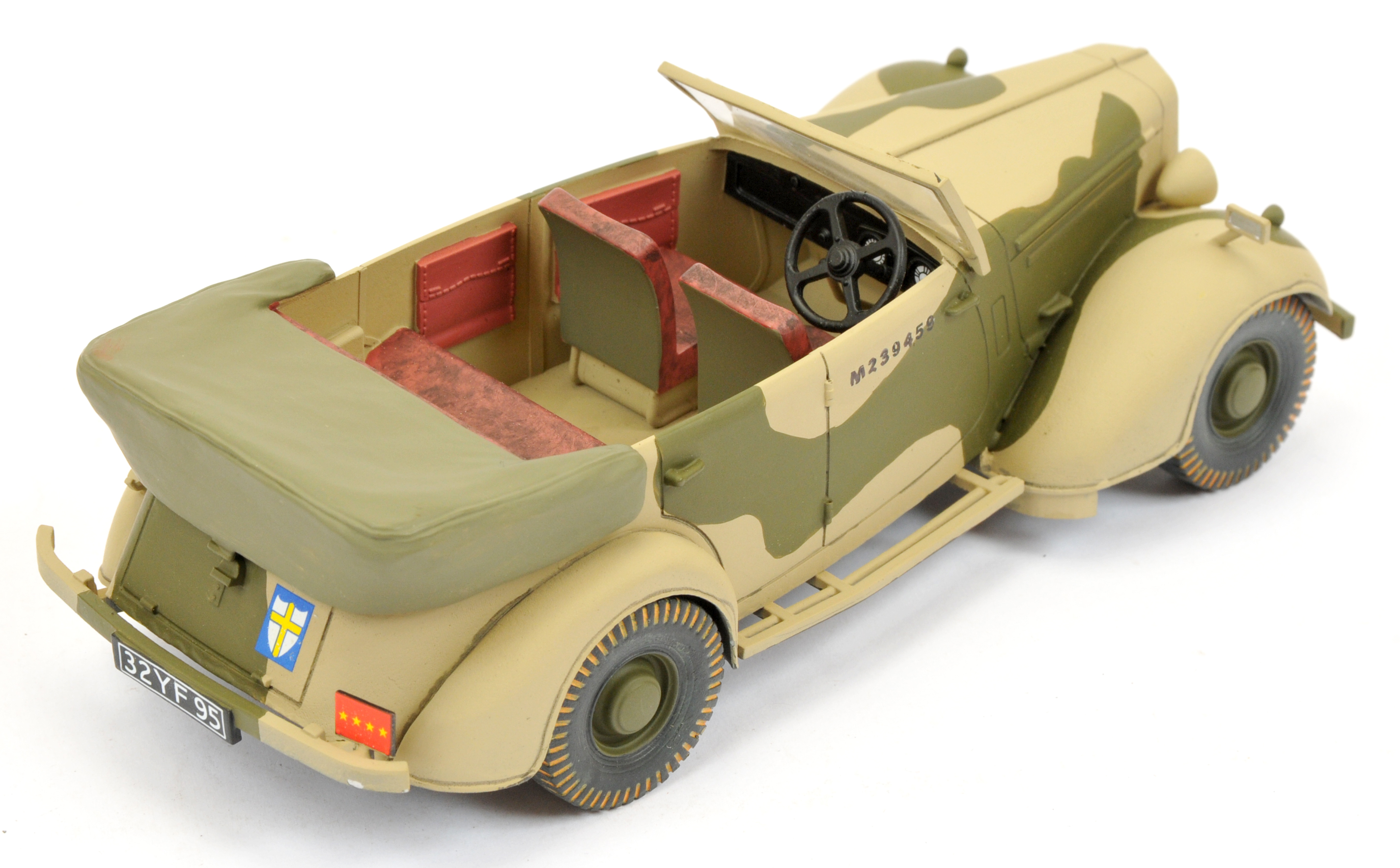 Thomas Gunn Miniatures (Gunn Club Miniatures) - Set GB011A 'Allied Super Snipe Staff Car (Desert)... - Image 2 of 2