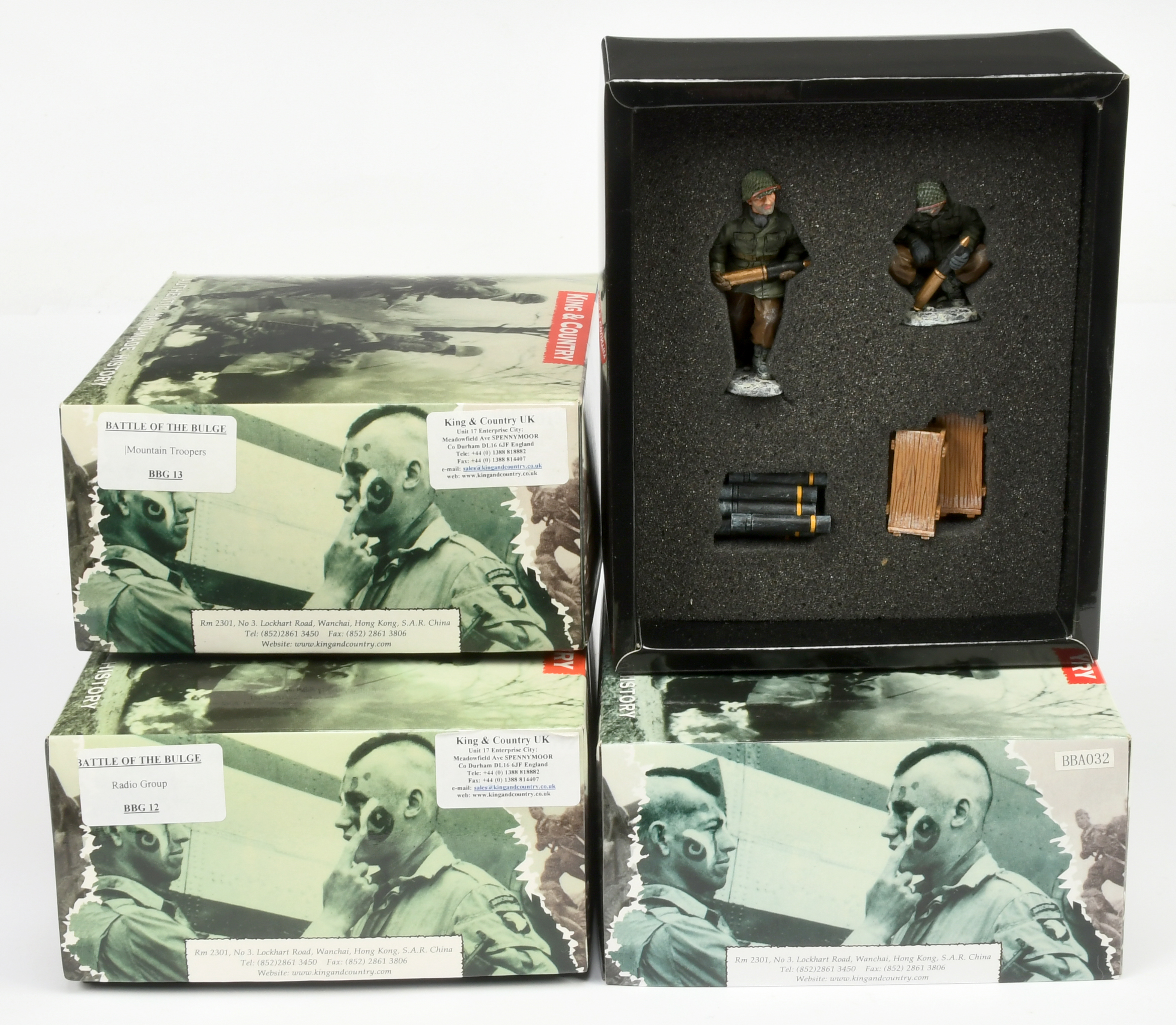 King & Country - Battle of the Bulge Figurine Sets x3