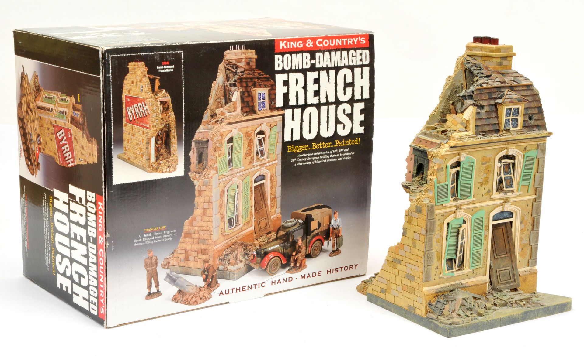 King & Country - Defence Works Series. Set SP047 Bomb-Damaged French House
