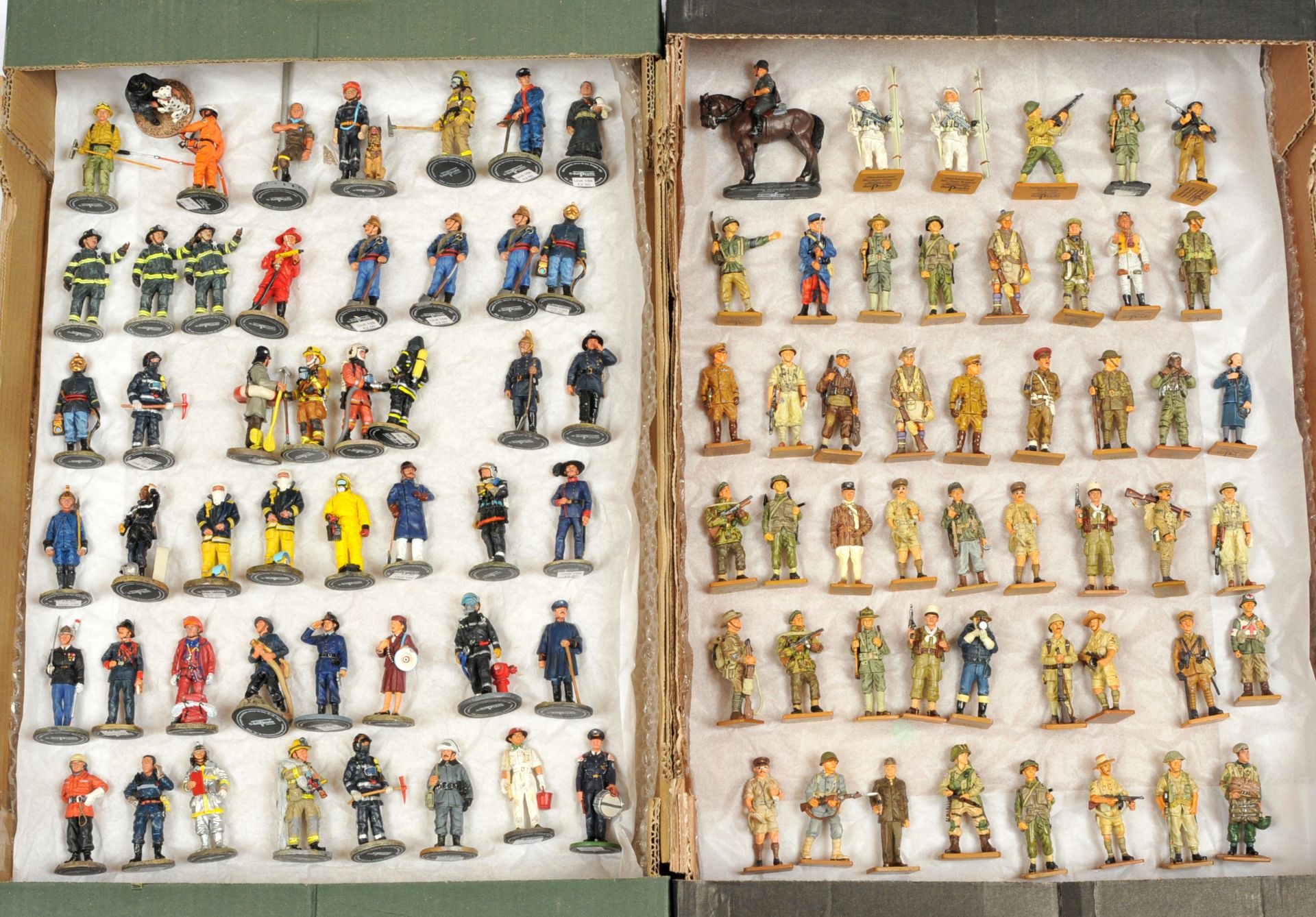 Del Prado Figures - 'Men at War' & 'Firefighters of the World' Series, Unboxed