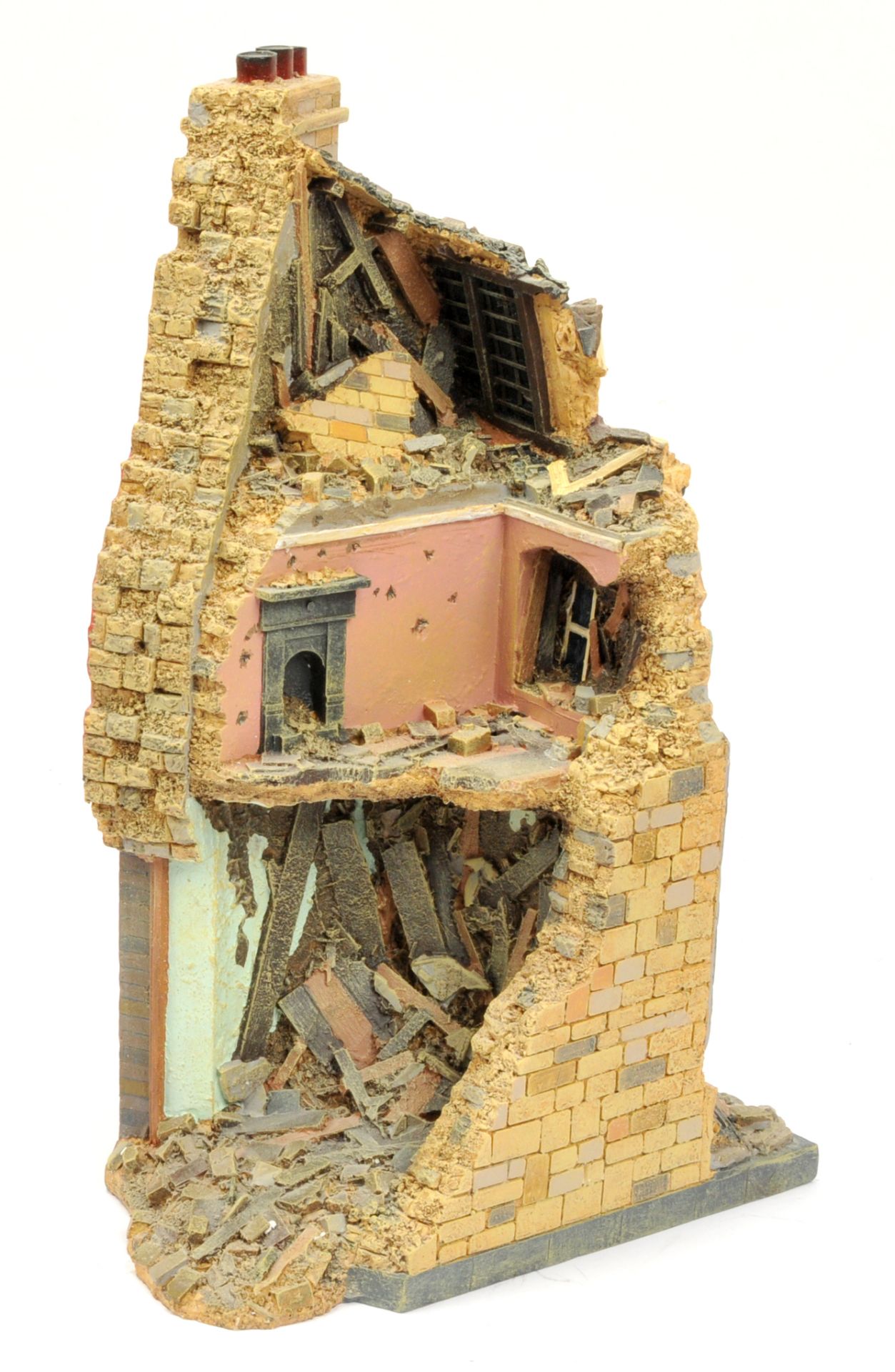 King & Country - Defence Works Series. Set SP047 Bomb-Damaged French House - Image 2 of 3