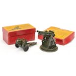 Britains - No. 1522 'Anti-Aircraft Gun' & No. 1725 '4.5" Howitzer'