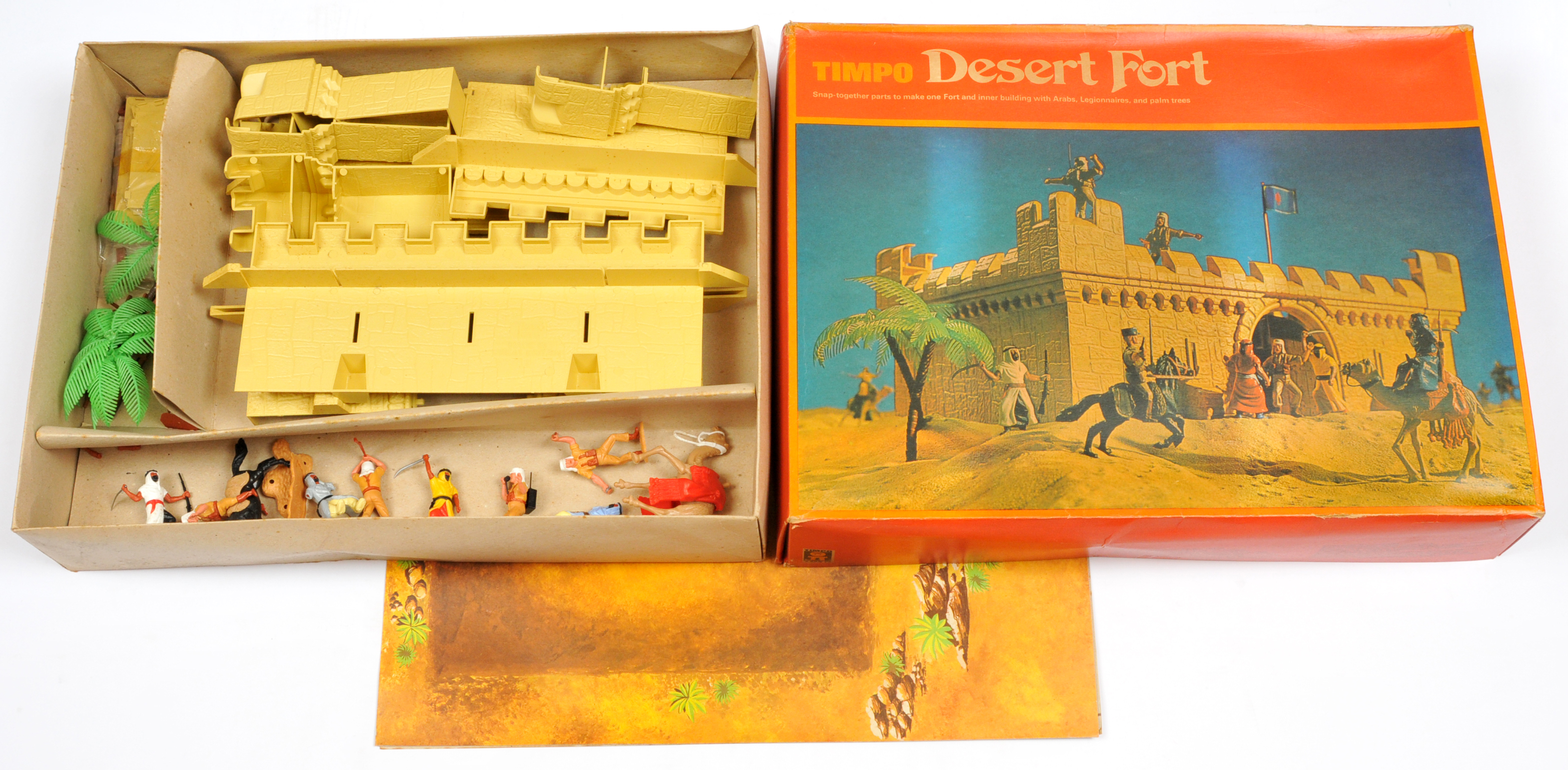 Timpo - Desert Fighters / Arabs Range - Set Ref. No. 1500 'Desert Fort', Boxed