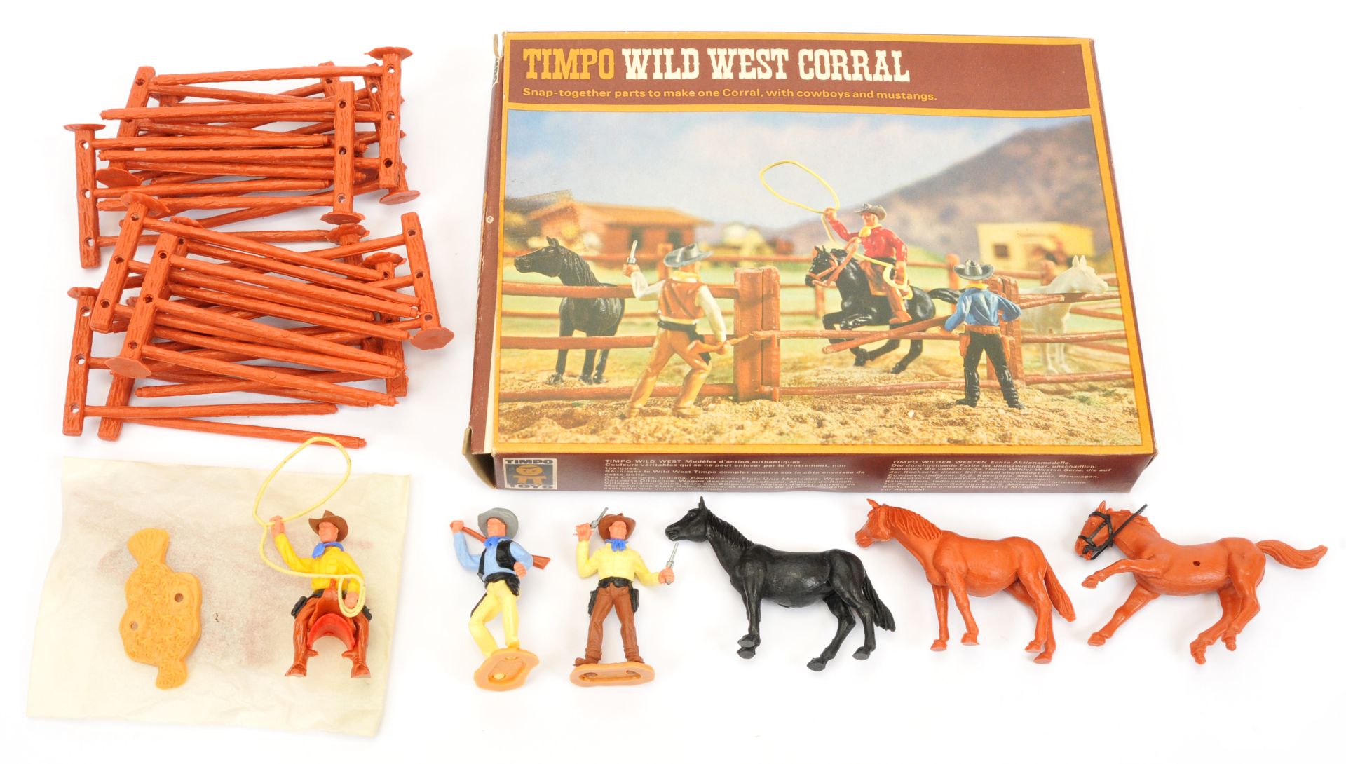 Timpo - Wild West Collection - Set Ref. 263 'Corral', Boxed