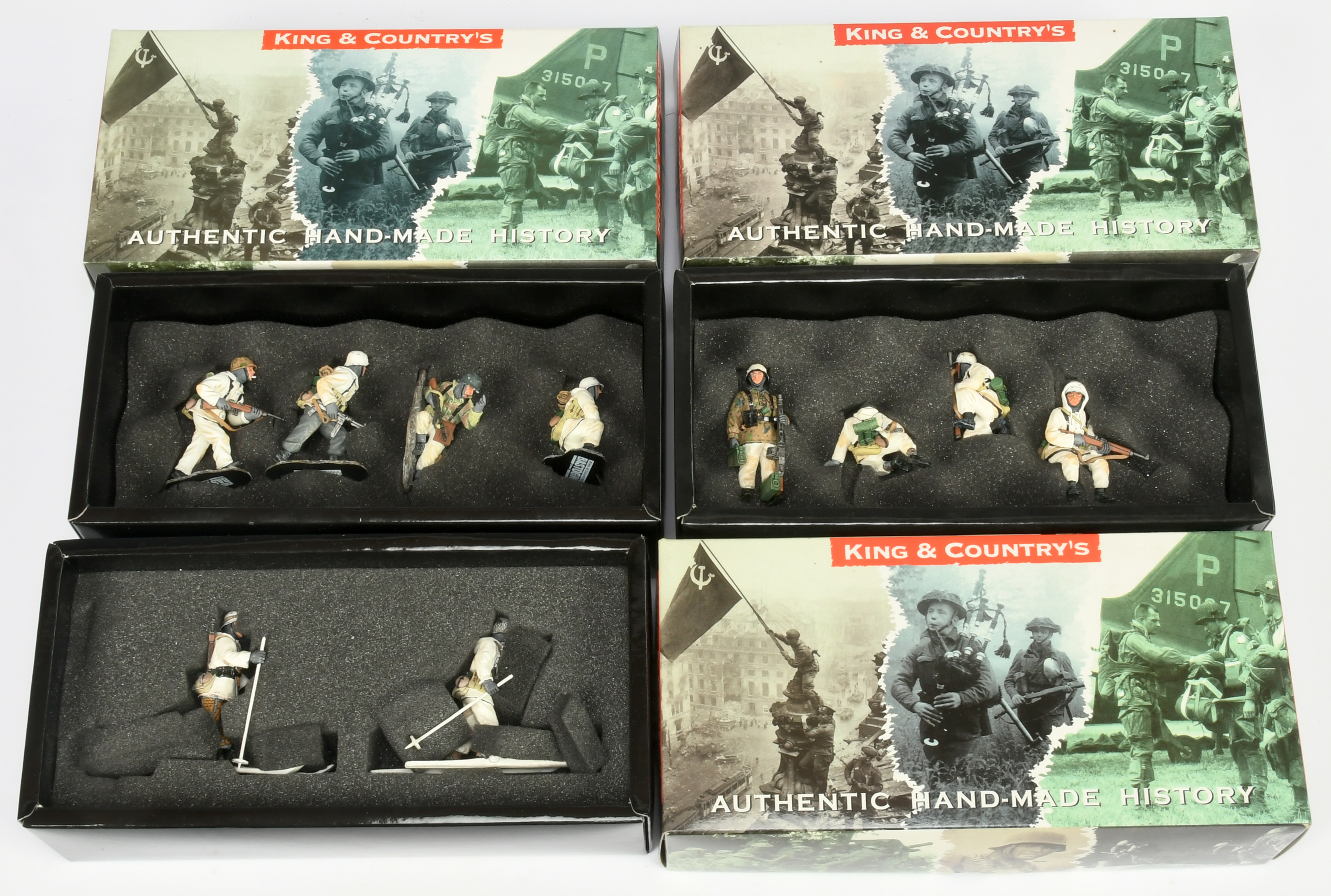 King & Country - Battle of the Bulge Figurine Sets x3