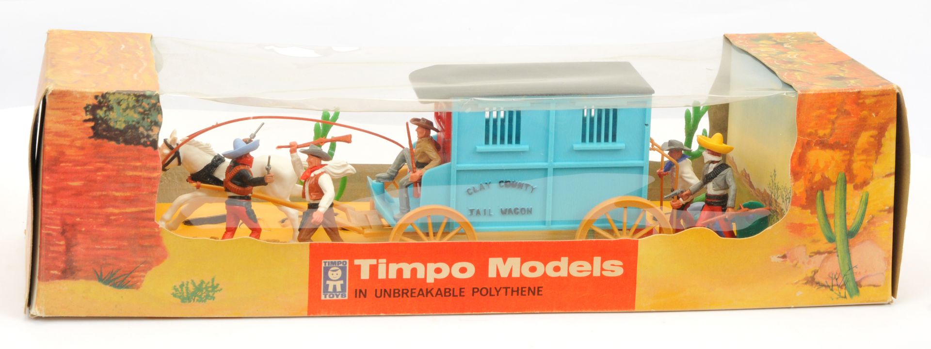 Timpo - Wild West Series - Set Ref. No. 325 'Jail Wagon', Boxed