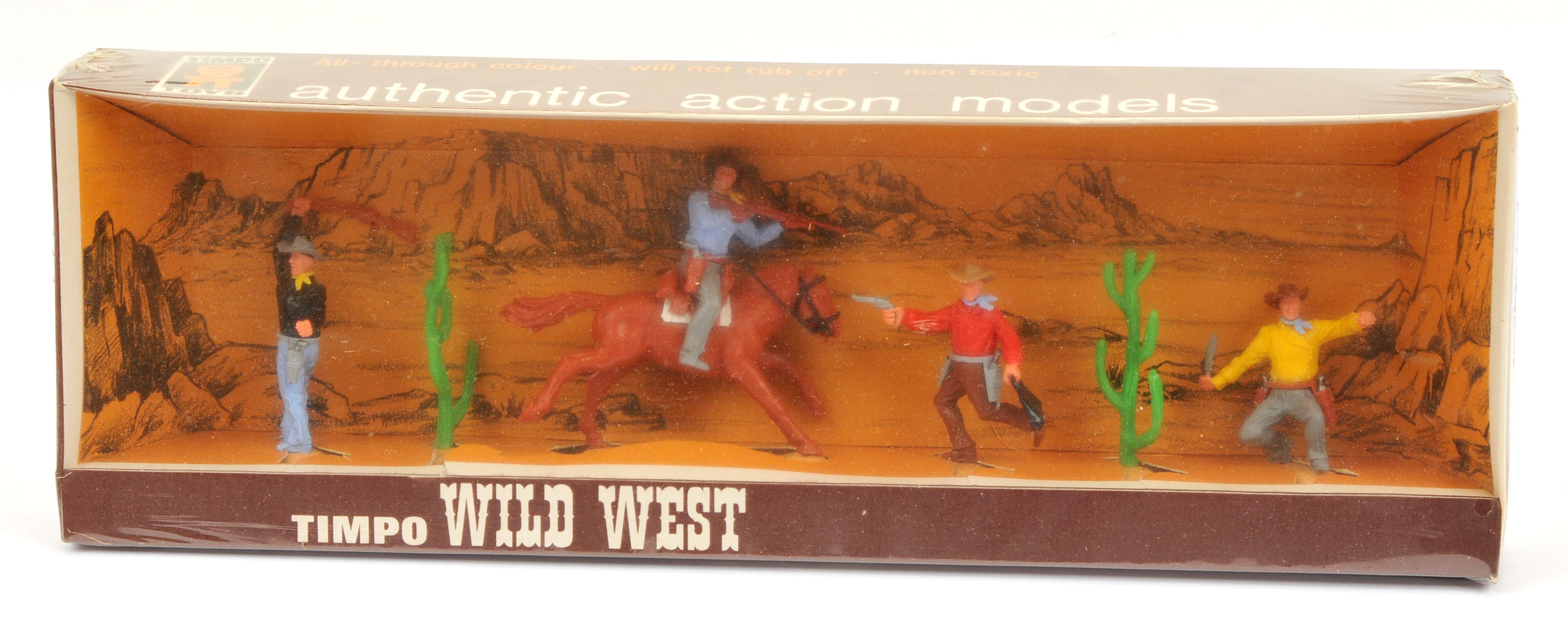 Timpo - Wild West Series - Set Ref. No. 2/8 'Cowboys', Boxed