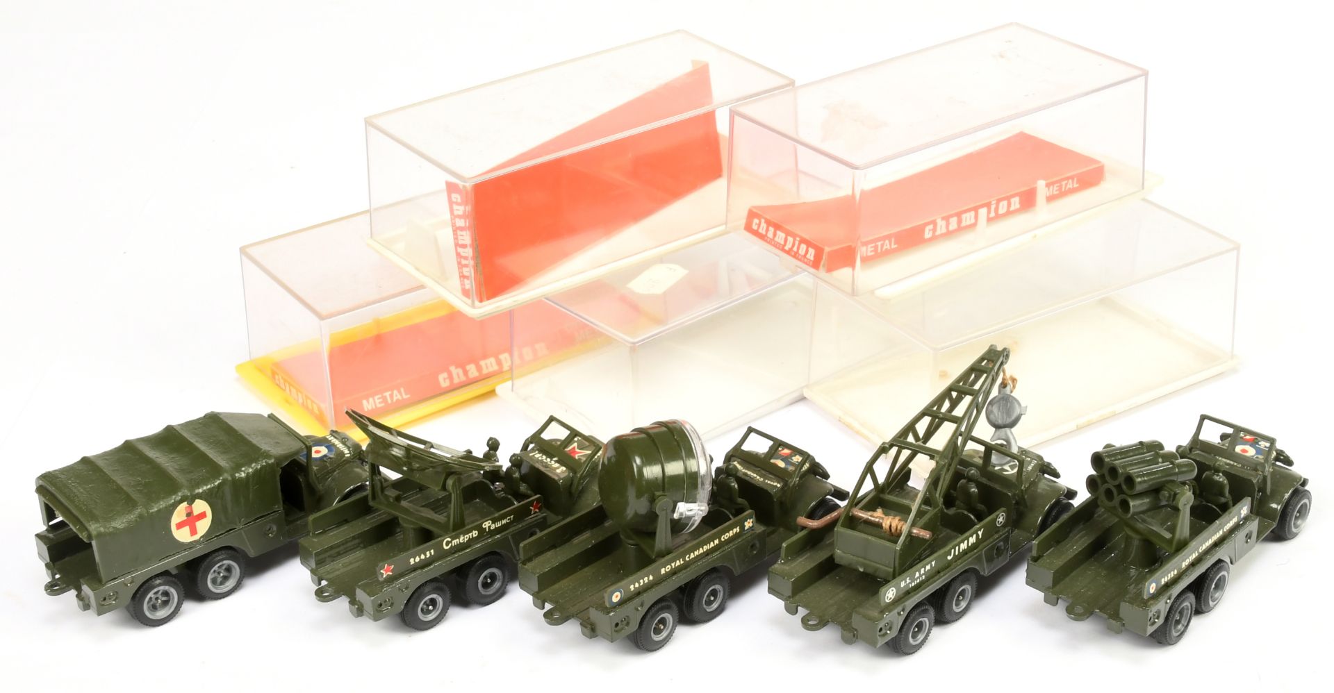 Champion Military group of 5 lorry's to include (1) Radar scanner (2) with searchlight - Bild 2 aus 2