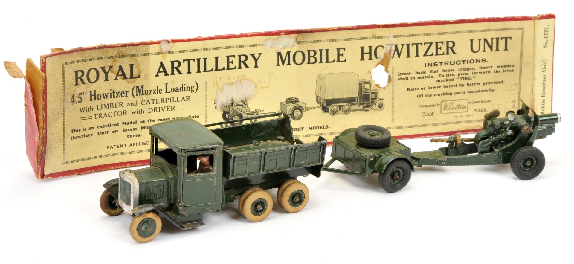 Britains - Set No. 1727 'Royal Artillery Mobile Howitzer Unit'