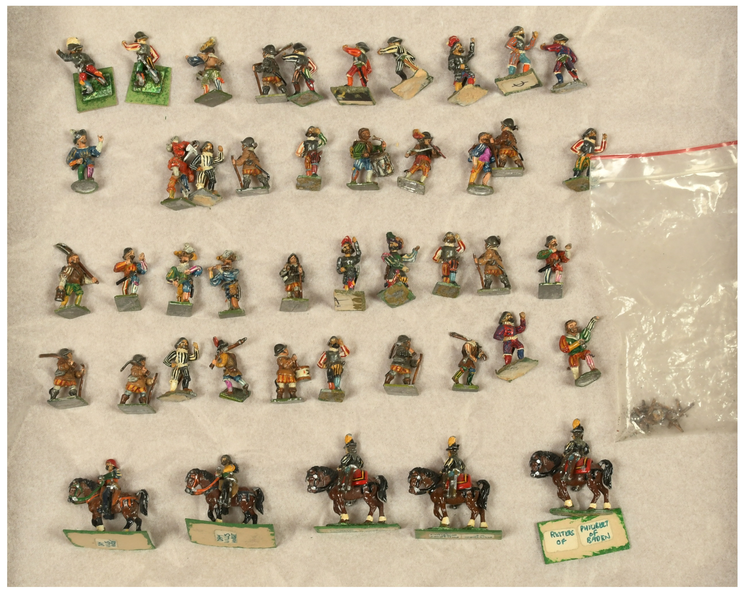 Quantity of Lead / White Metal Painted Wargaming Figures