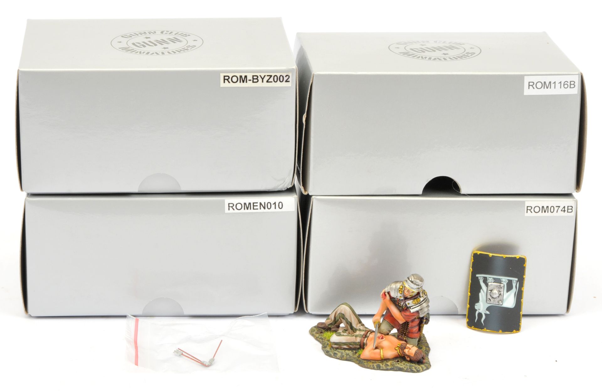 Thomas Gunn Miniatures (Gunn Club Miniatures) - A Group of Boxed Roman Sets