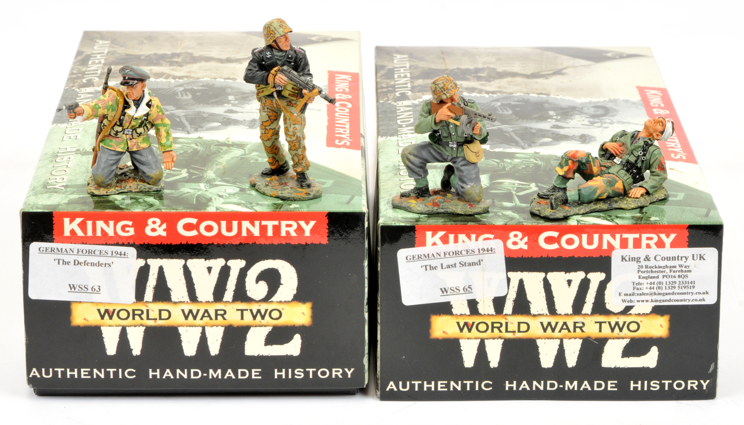 King & Country - German Forces 1944 Figurine Sets x2