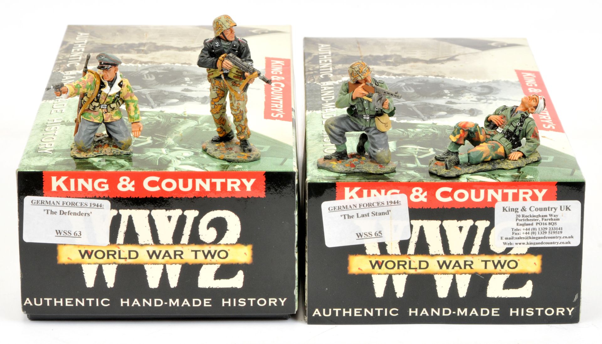 King & Country - German Forces 1944 Figurine Sets x2