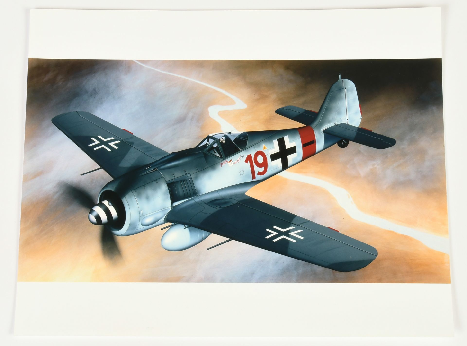 Airfix Original Artwork - Focke-Wulf Fw 190