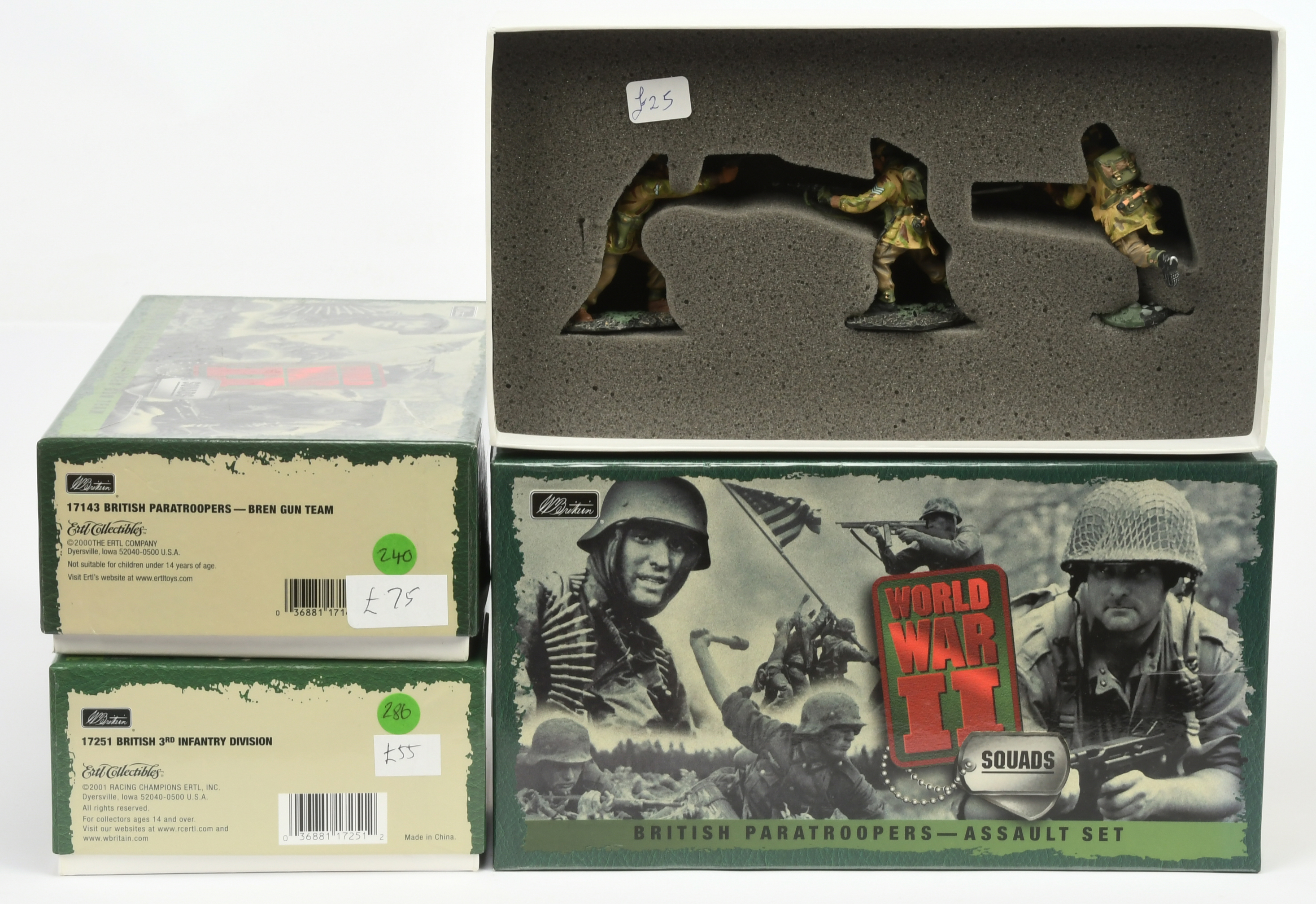 Britains World War II 'Squads' Range - A Group of Boxed Sets