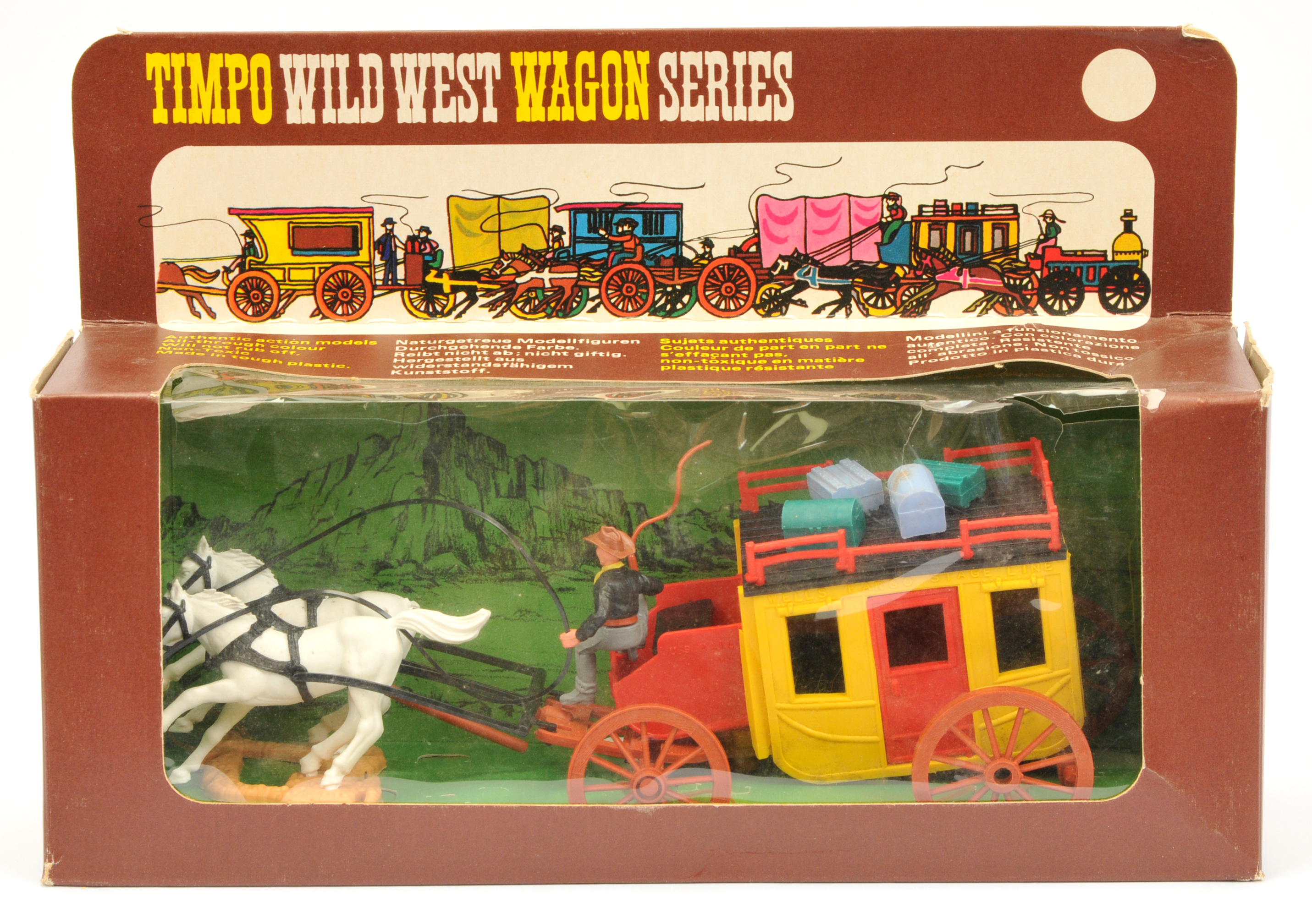 Timpo - Wild West Wagon Series - Set Ref. 270 'Stage Coach', Boxed