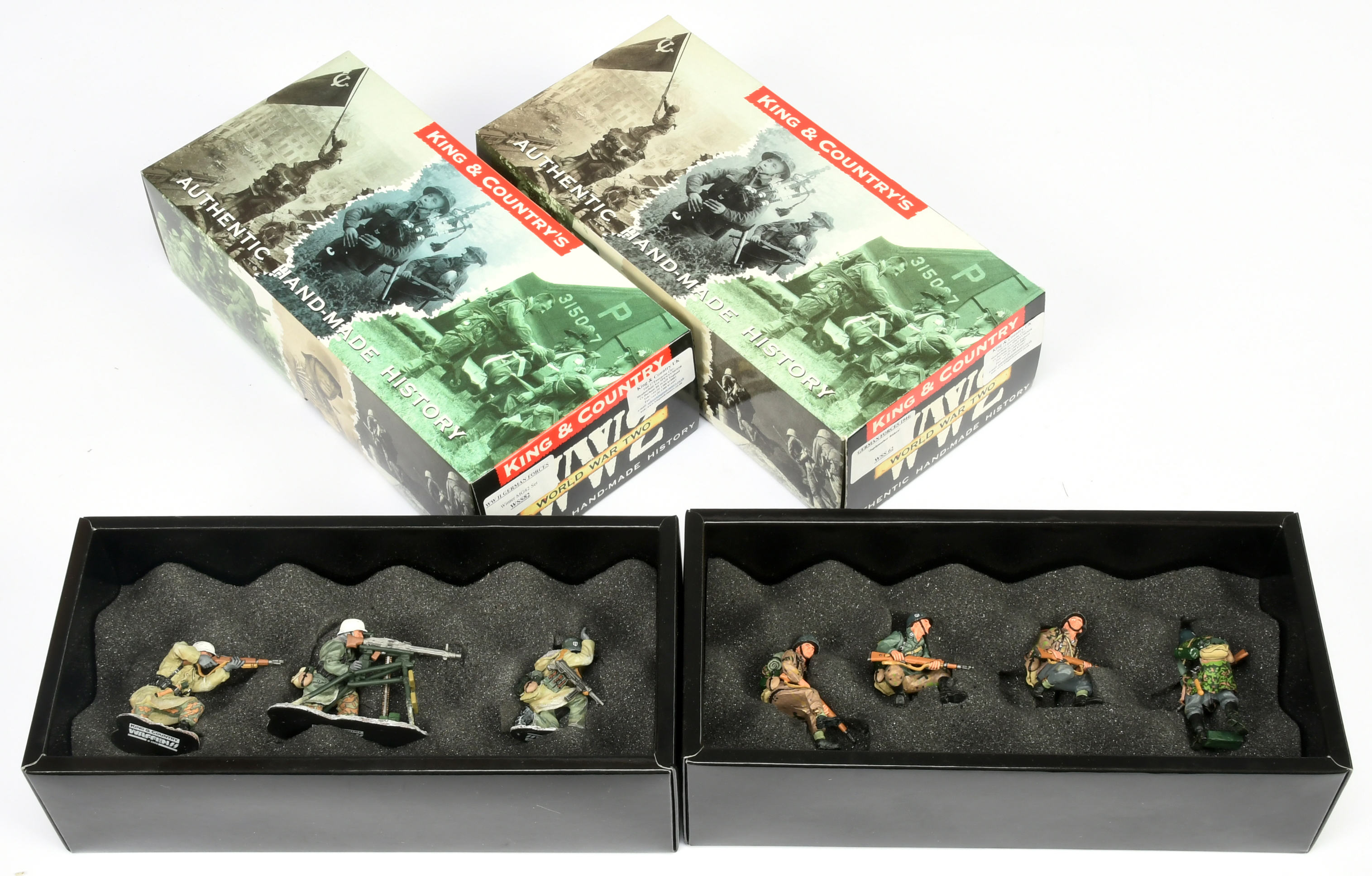 King & Country - German Forces Figurine Sets x2