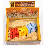 Timpo Wild West - Shop Counter Trade Box - Ref. 1005 - 12 x 'Indian Tepees'