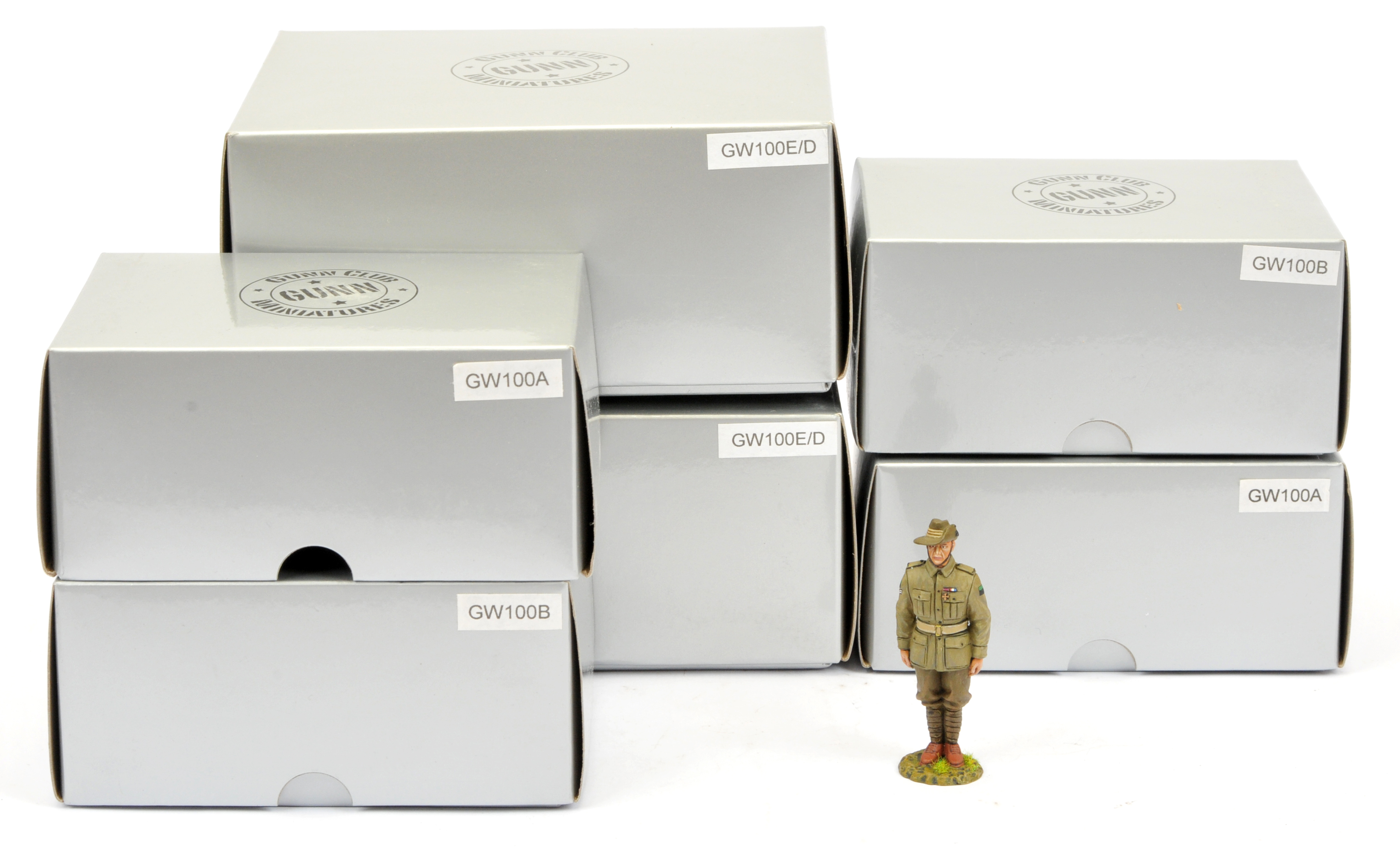 Thomas Gunn Miniatures (Gunn Club Miniatures) - A Group of Boxed World War I Sets