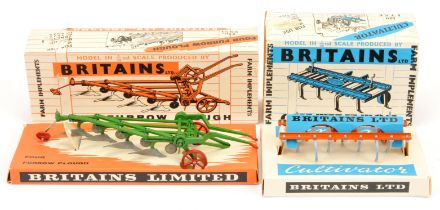 Britains - A Pair of Boxed Farm Implements