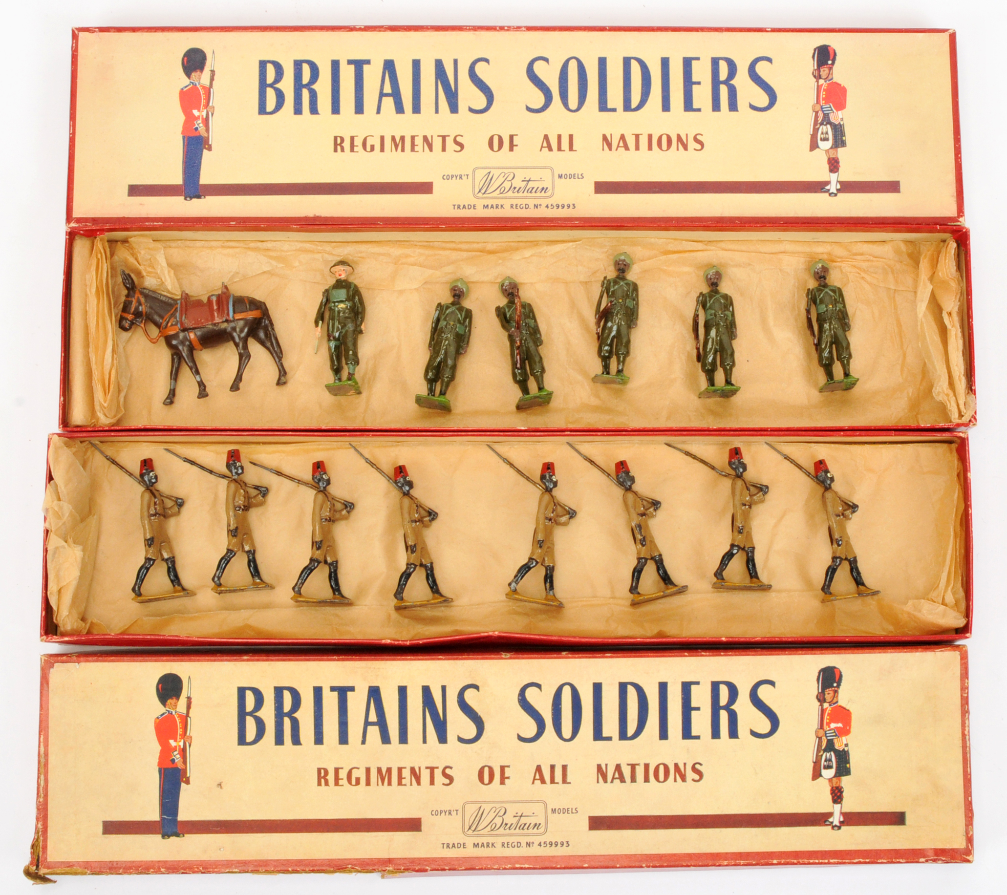 Pair of Boxed Britains Soldier Sets