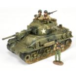 King & Country - D' Day 44: M4 Sherman 'Easy-Eight' and Crew Set DD027.