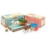 Britains - Farm Series Farm Cart No. 9500. & Milk Float No. 9503