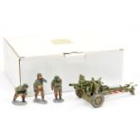 King & County - Battle of the Bulge (Americans): 105 Field Gun & Crew Set BBA031