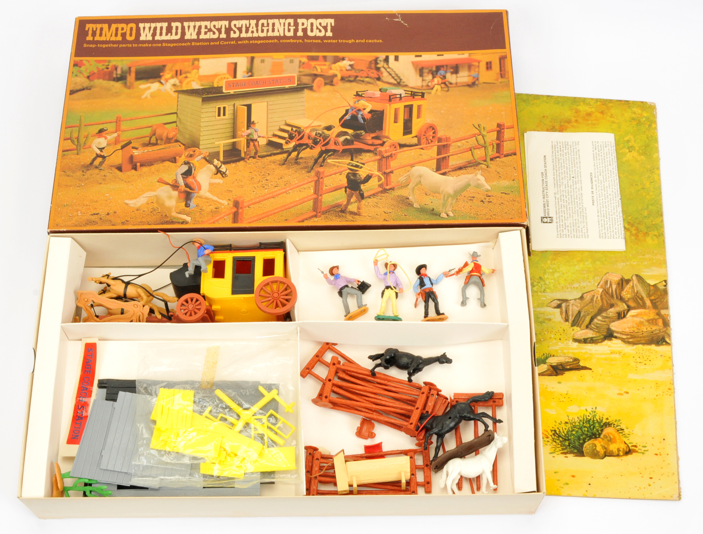 Timpo - Wild West Range - Ref 255 'Wild West Staging Post', Boxed