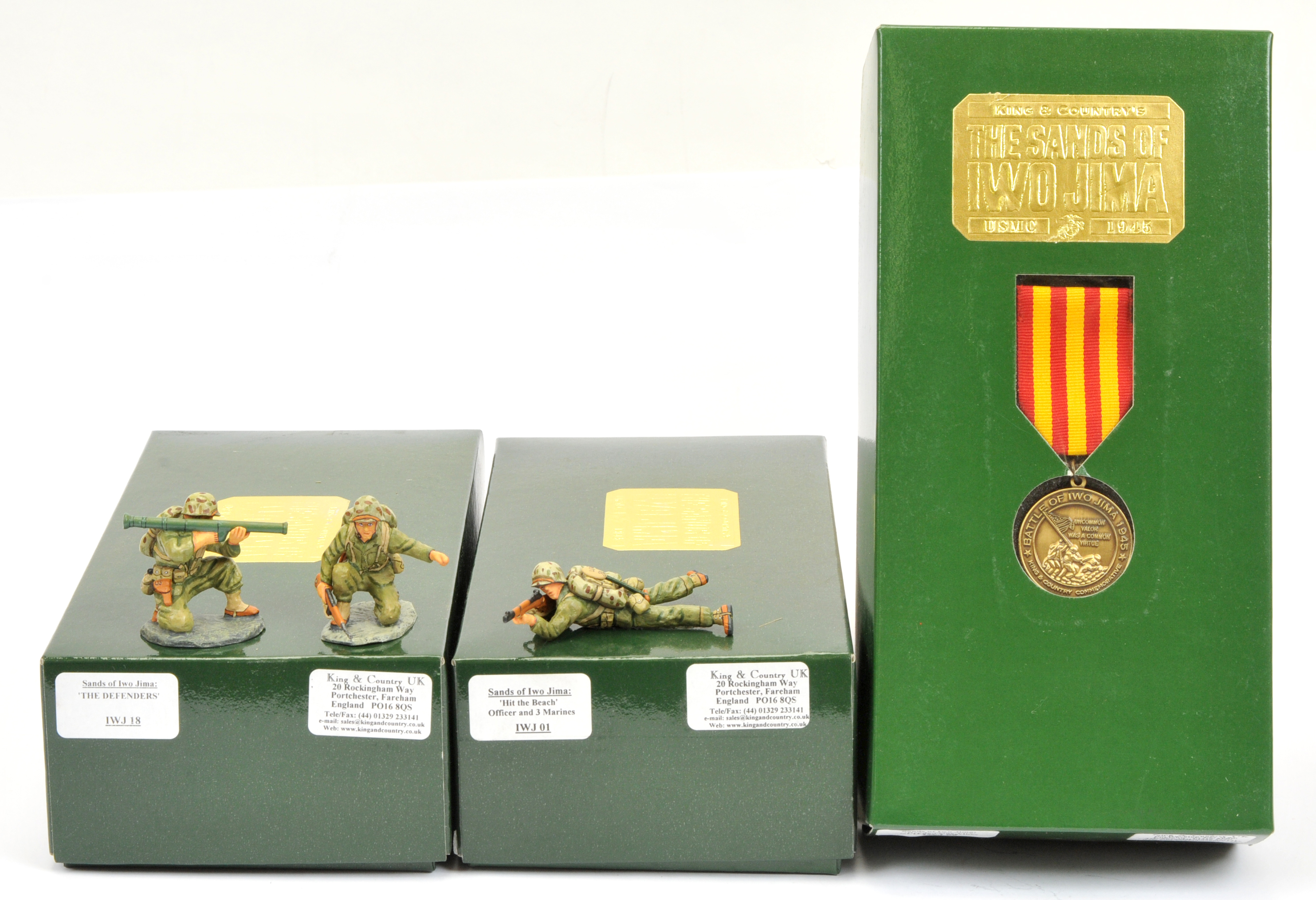 King & Country - The Sands of Iwo Jima Figurine Sets x3
