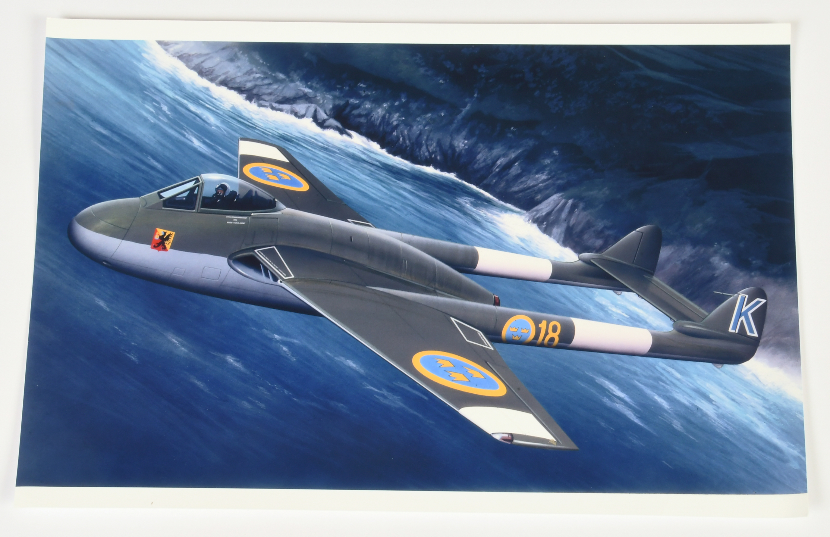 Airfix Original Artwork - De Havilland Venom