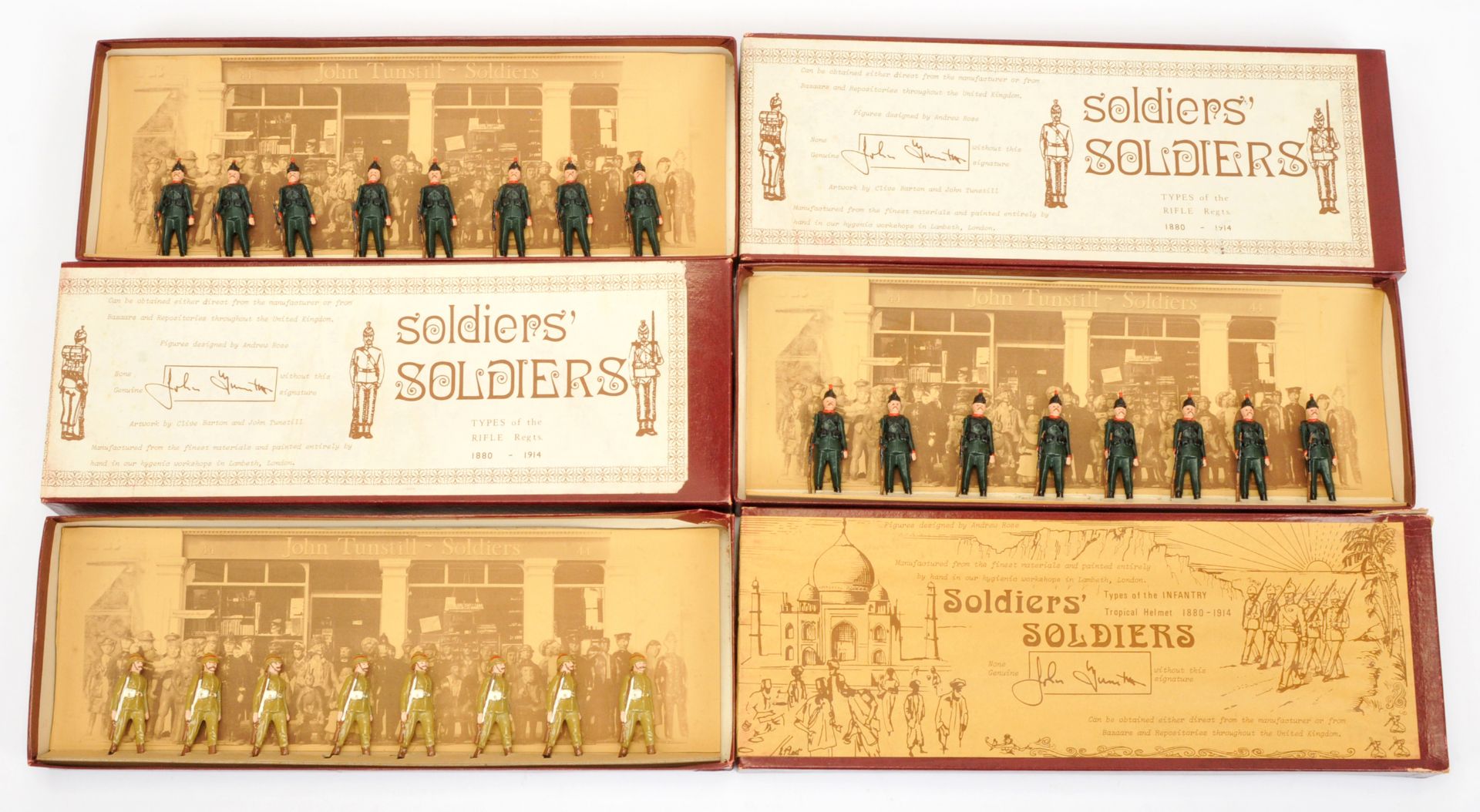 Group of John Tunstill "Soldiers' Soldiers" Sets