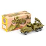 FJ military  GMC truck Antti-Aircraft guns  -olive green with plastic figures 