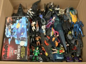 Quantity of loose Batman action figures, vehicles & accessories