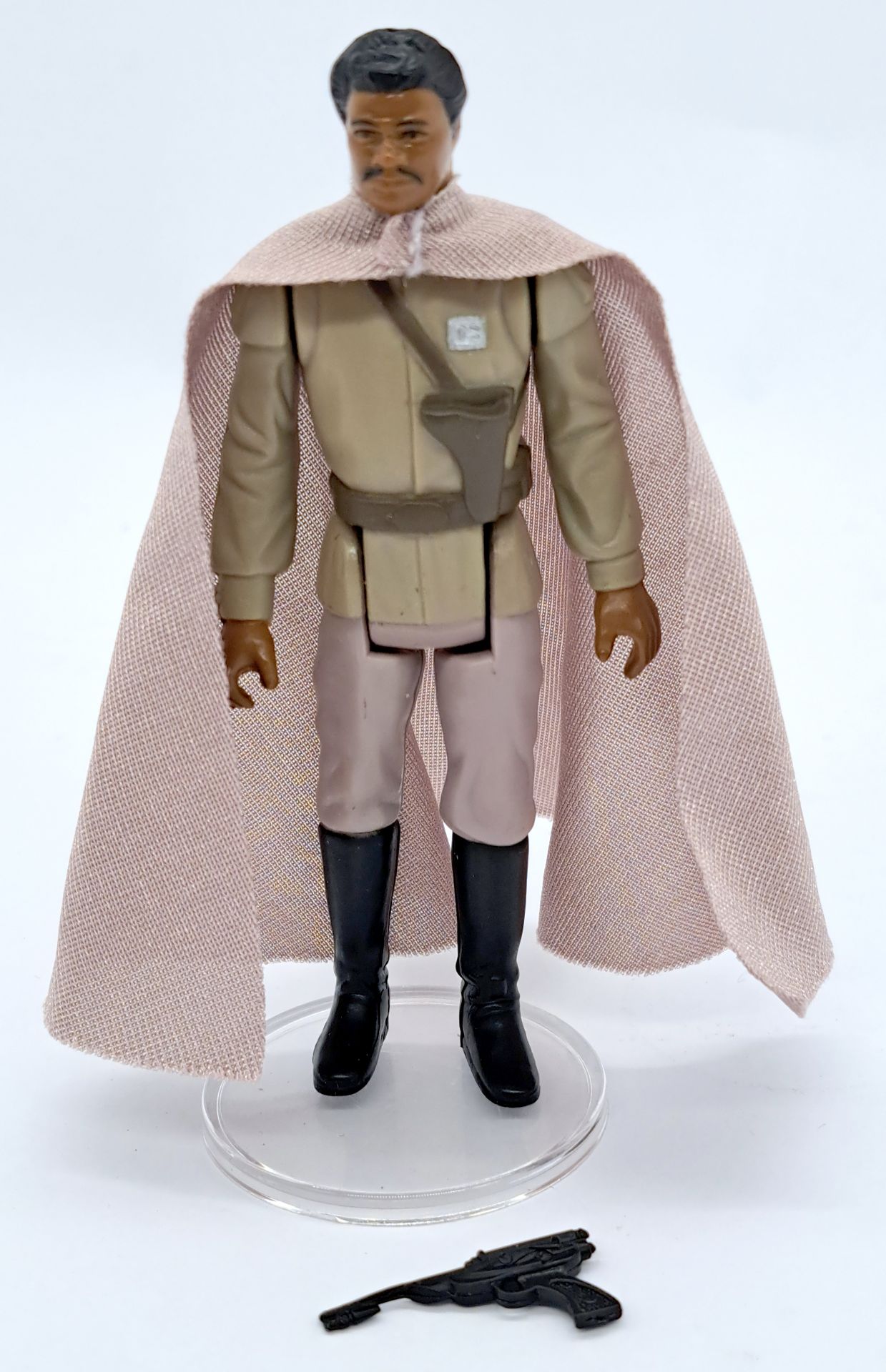 Kenner Star Wars Lando Calrissian General Pilot Last 17 with blaster. Condition is mint.