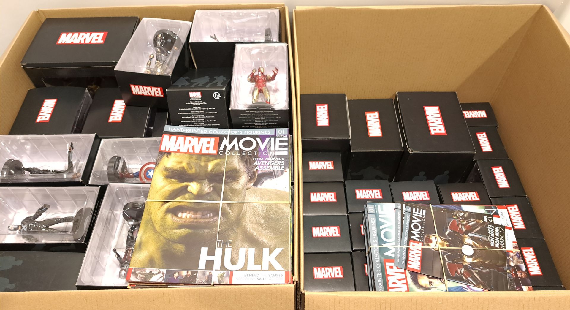 Quantity of Eaglemoss Marvel Movie Collection Figurines