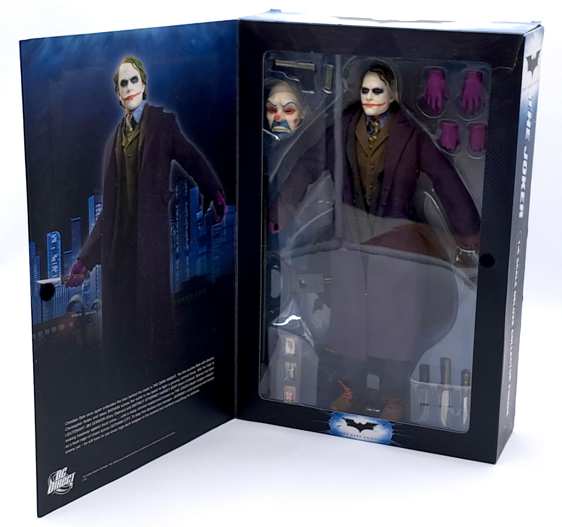 DC Direct The Dark Knight The Joker 1:6 Scale Deluxe Collector Figure