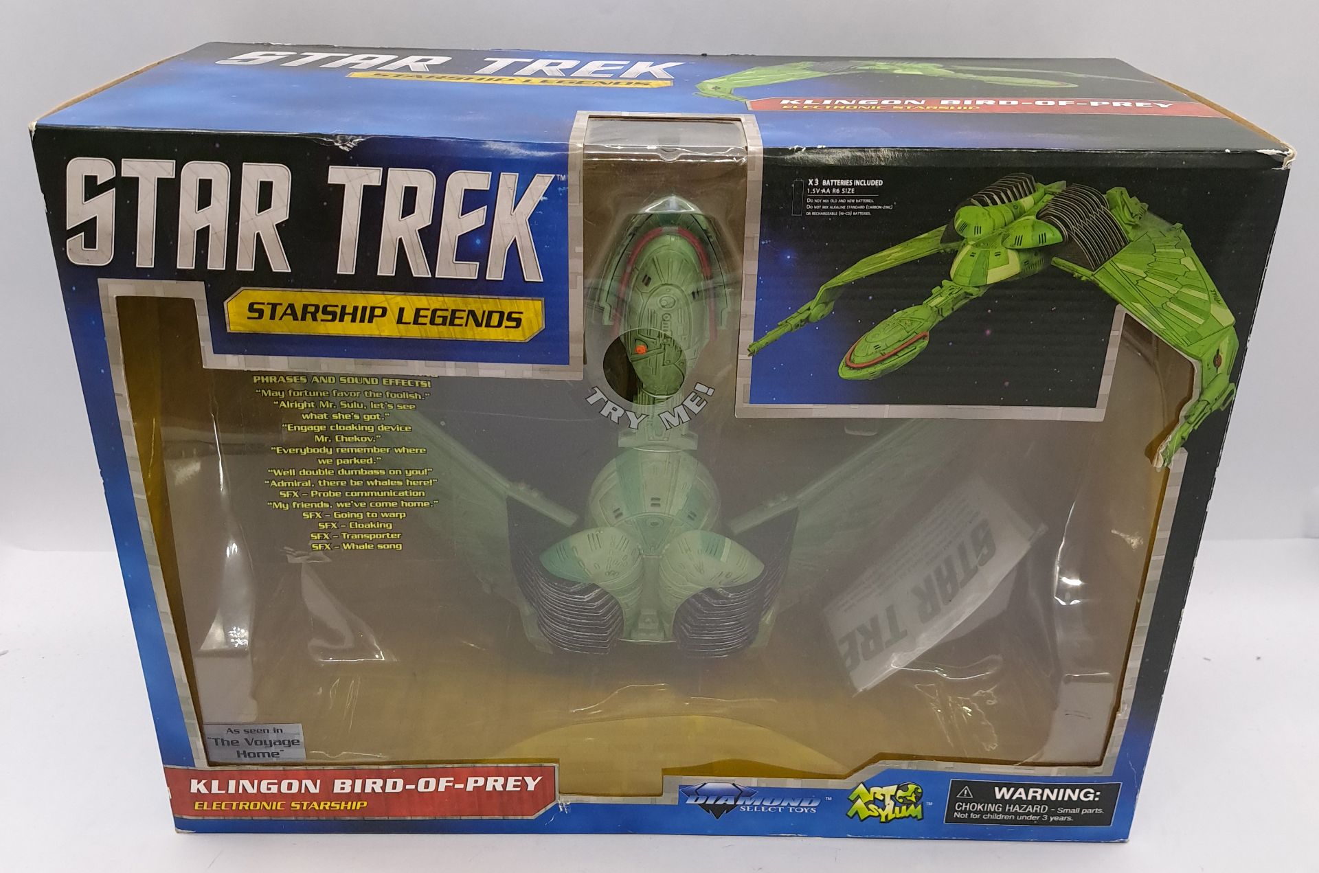 Diamond Select Toys Star Trek Starship Legends Klingon Bird-Of-Prey.