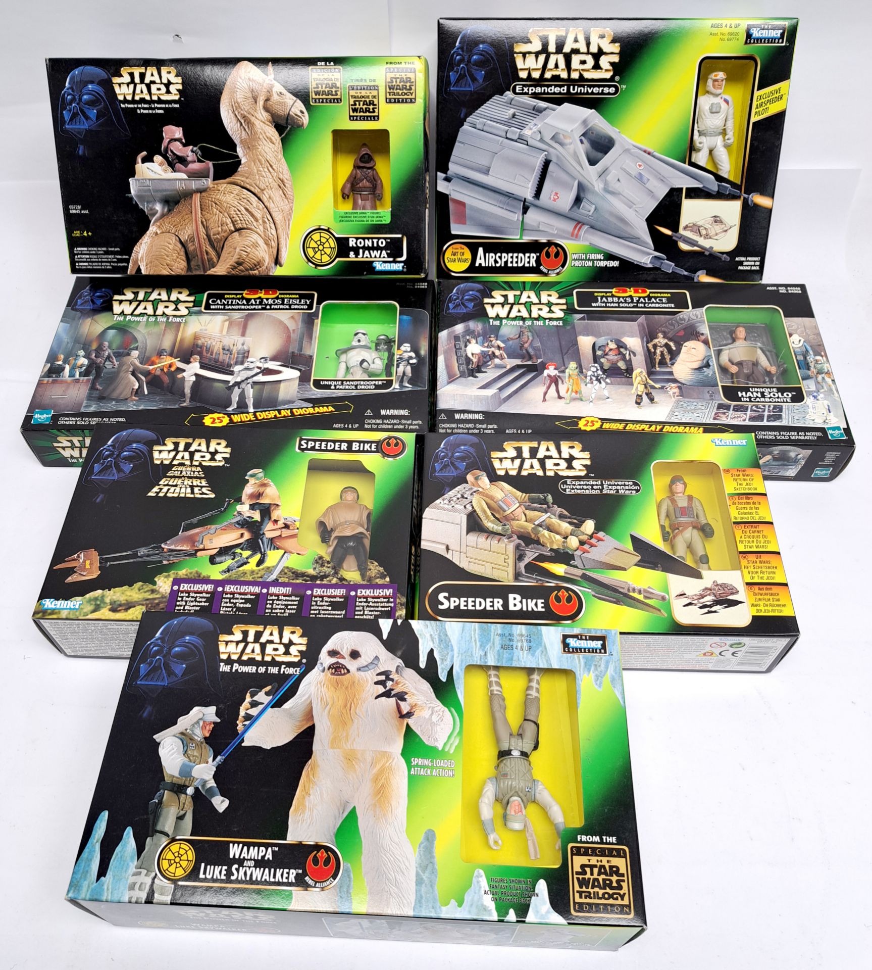 Star Wars Power of the Force, Expanded Universe, 3D mixed lot mint in sealed packaging 