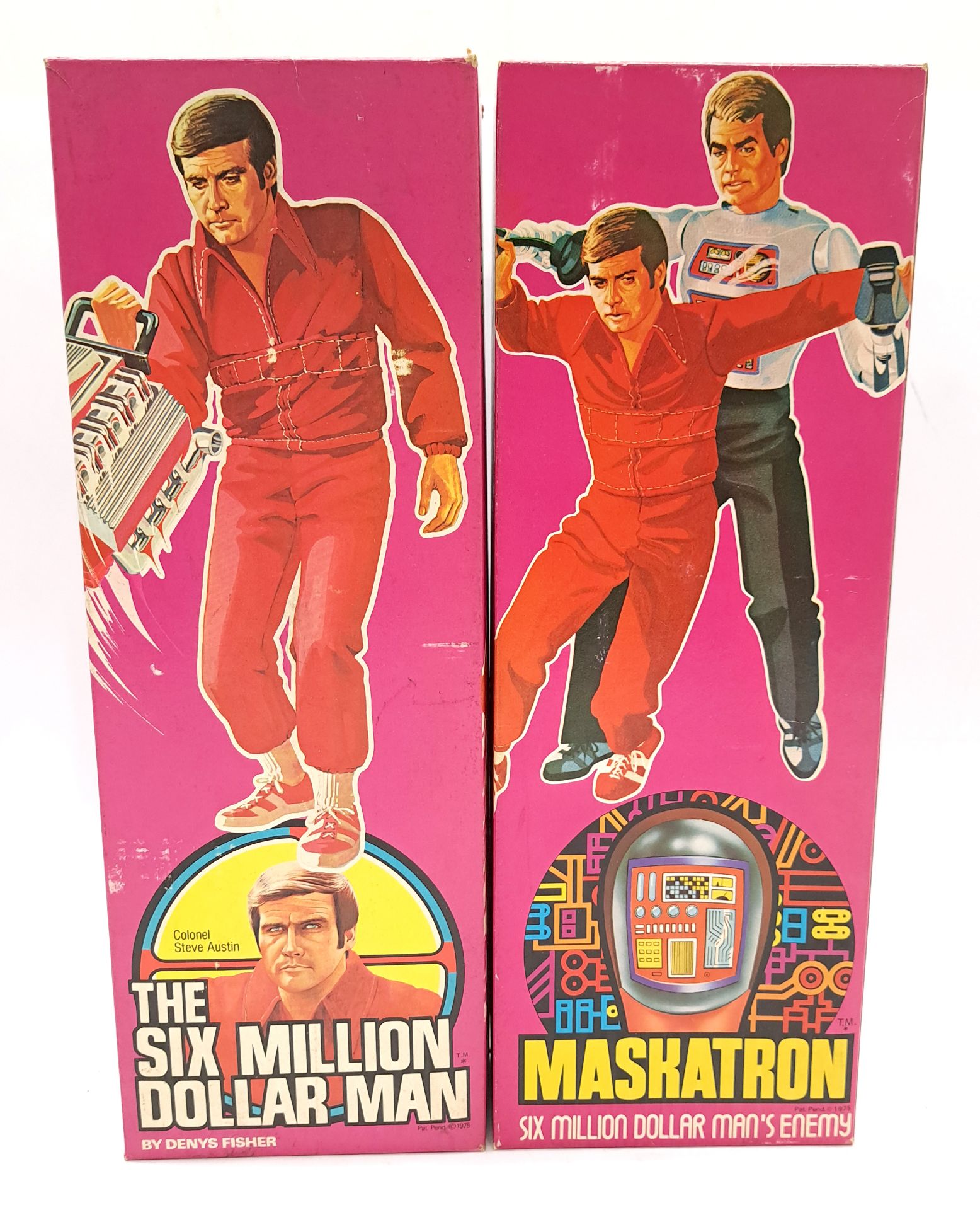 Denys Fisher The Six Million Dollar Man Action Figures x2