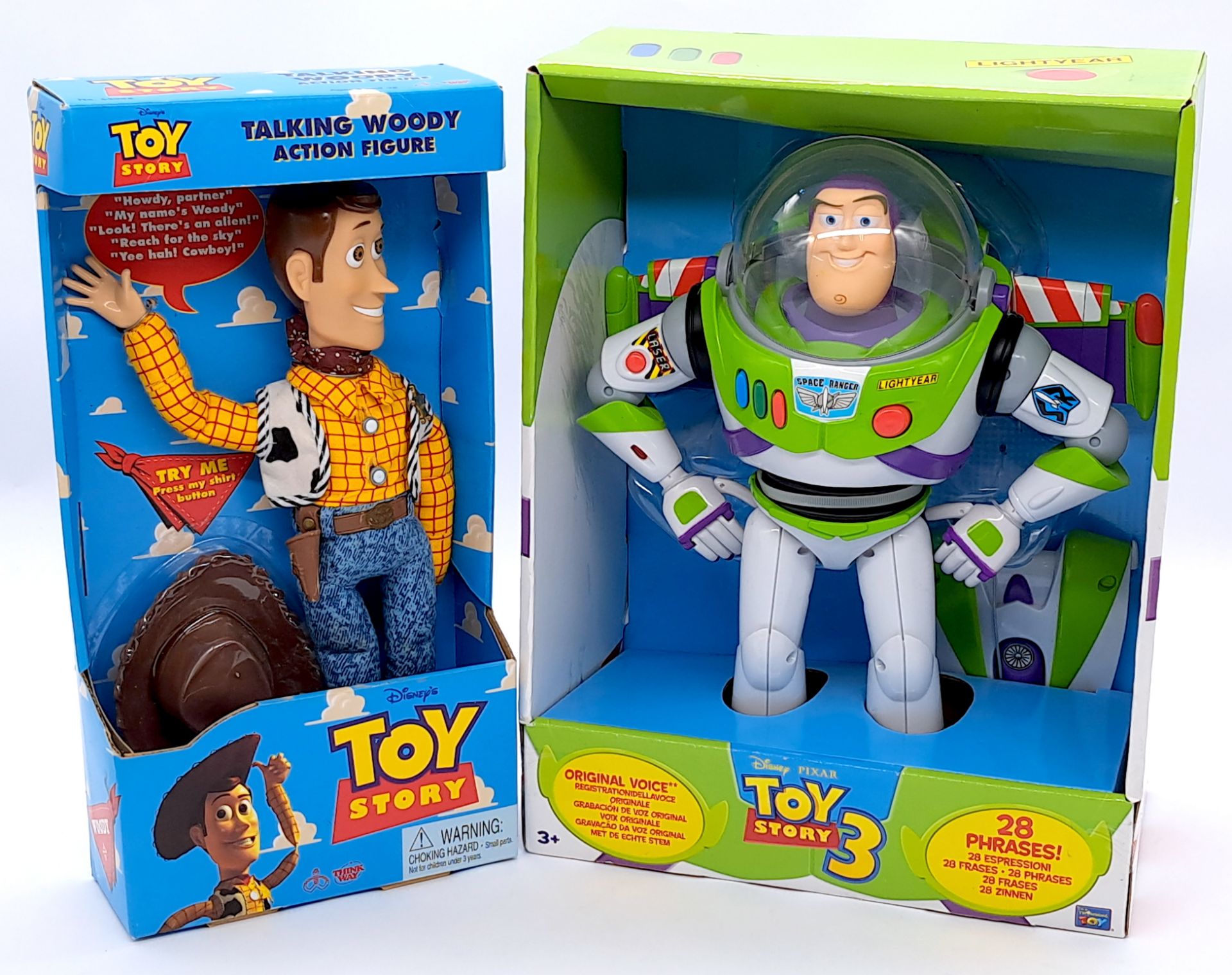 Thinkway Disney Toy Story large scale figures x 2