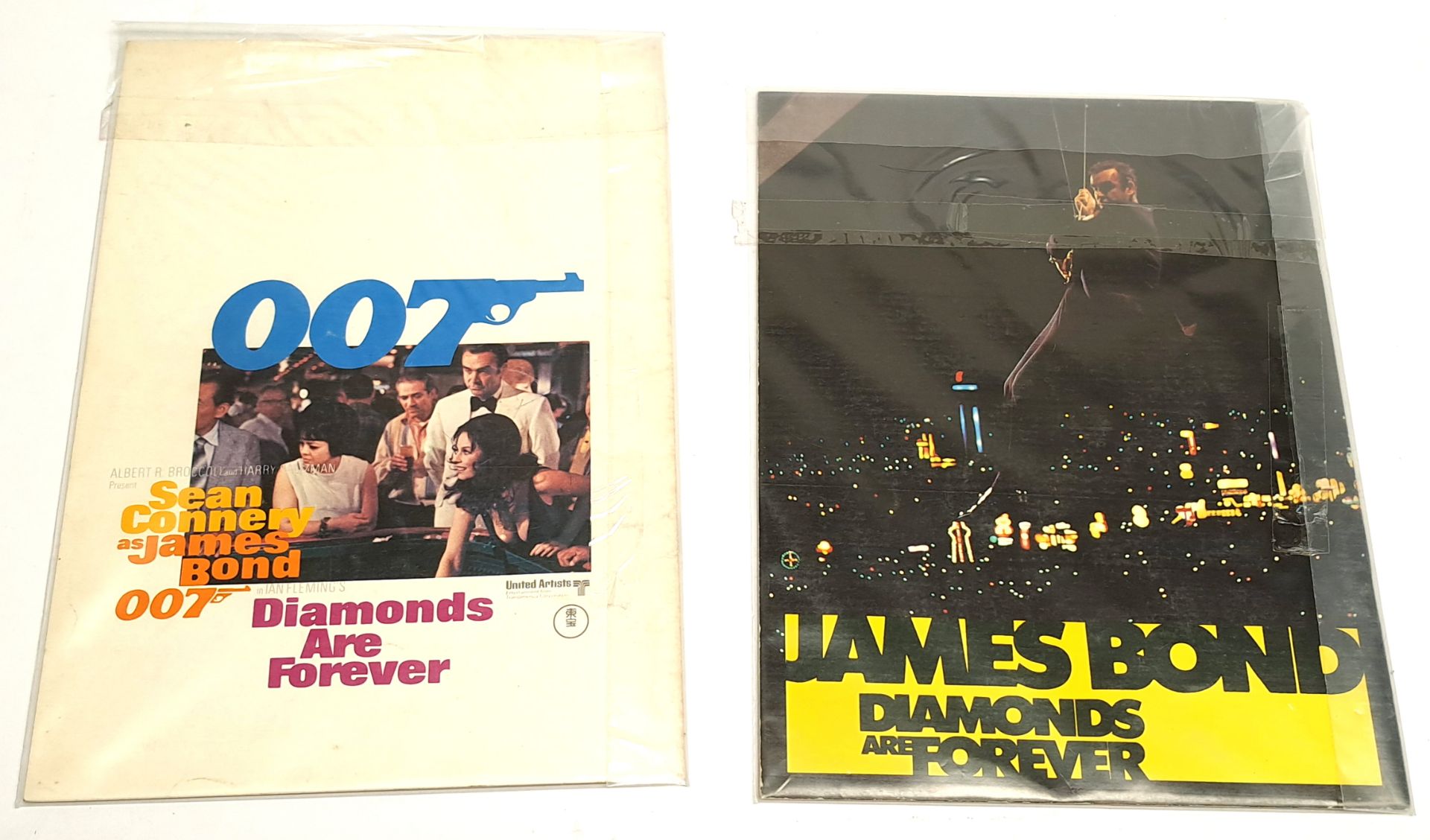 James Bond 007 Diamonds are Forever UK & Japanese programmes, 1971 - Bild 2 aus 2