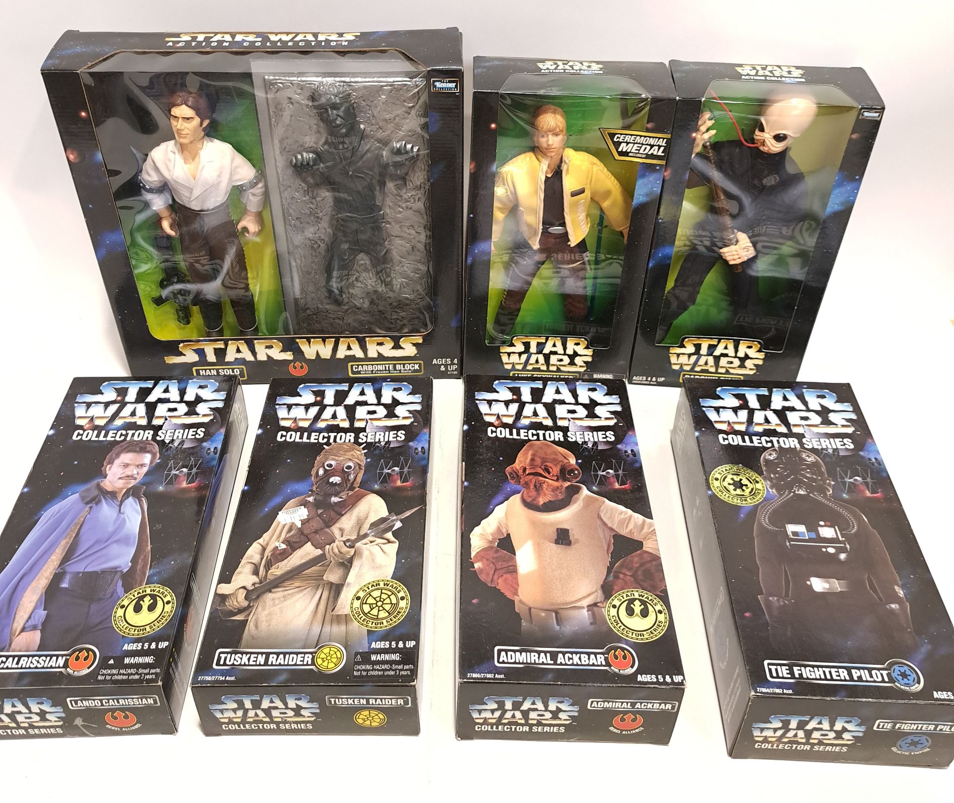 Quantity of Kenner Star Wars Action Collection 12" Action Figures