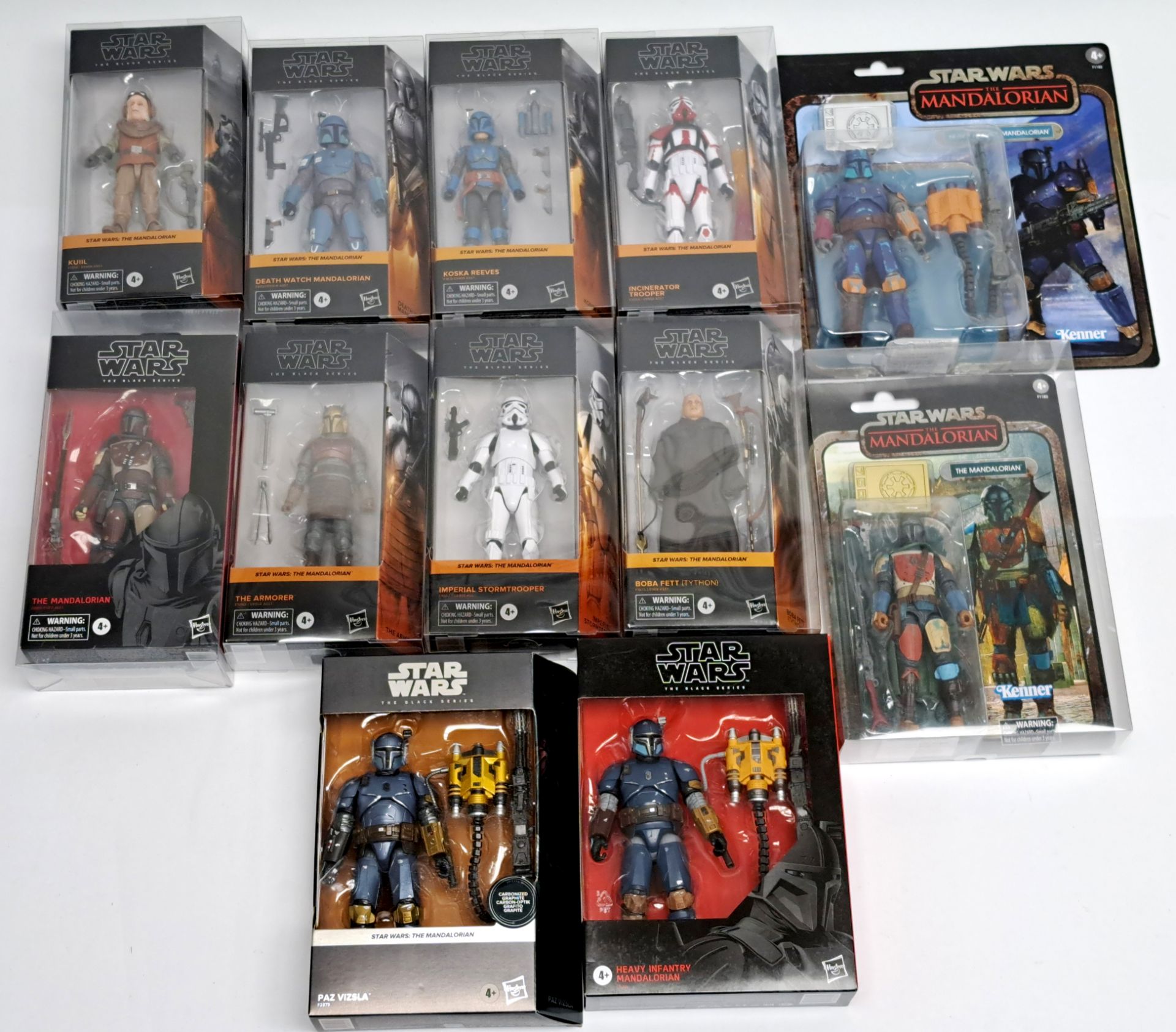 Hasbro Star Wars Black Series 6 inch figures Mandalorian, Paz Vizsla, Mixed assortment Near Mint ...