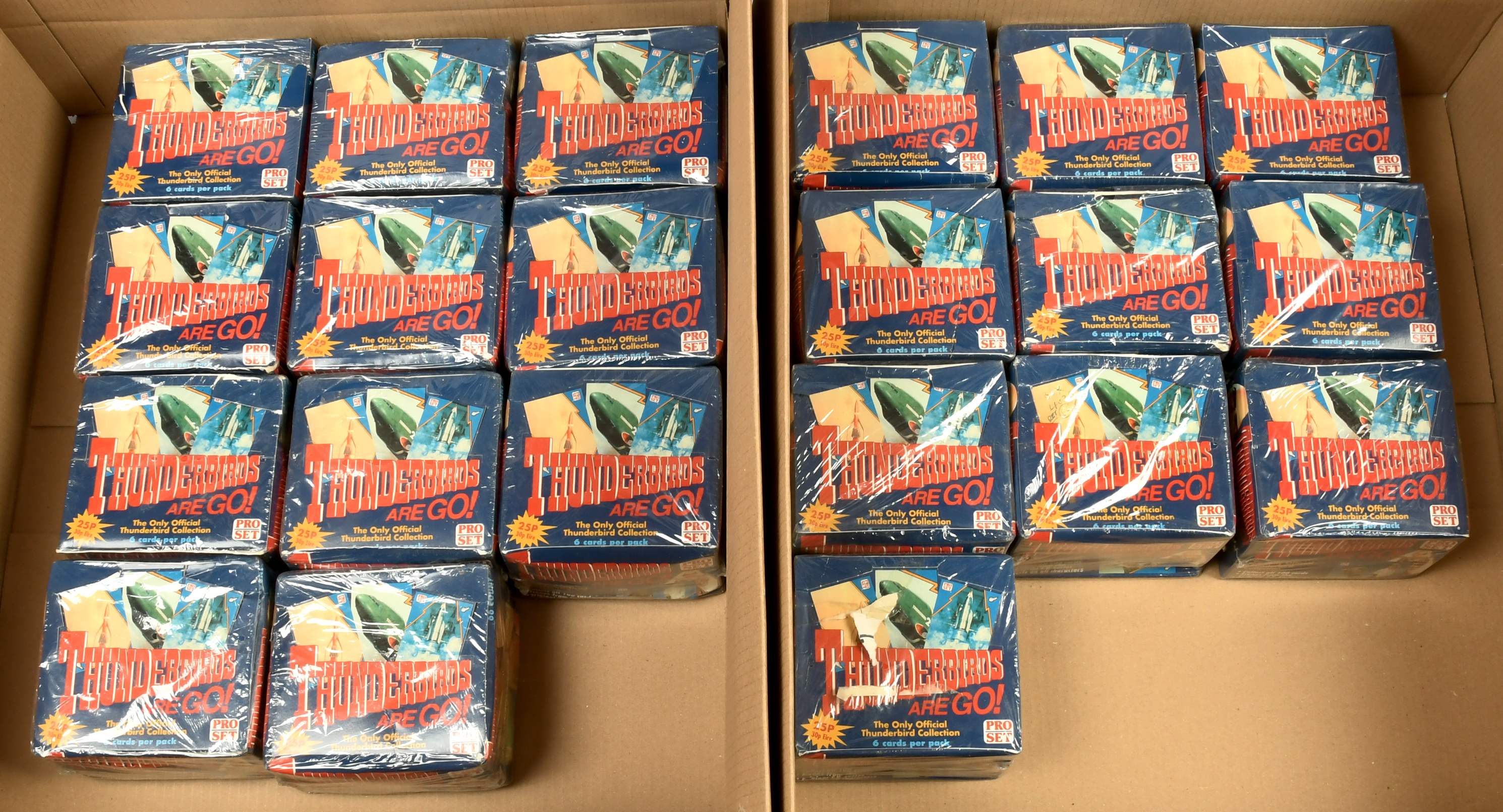 Pro Set Thunderbirds Are Go! trading cards sealed boxes 1992 x 21