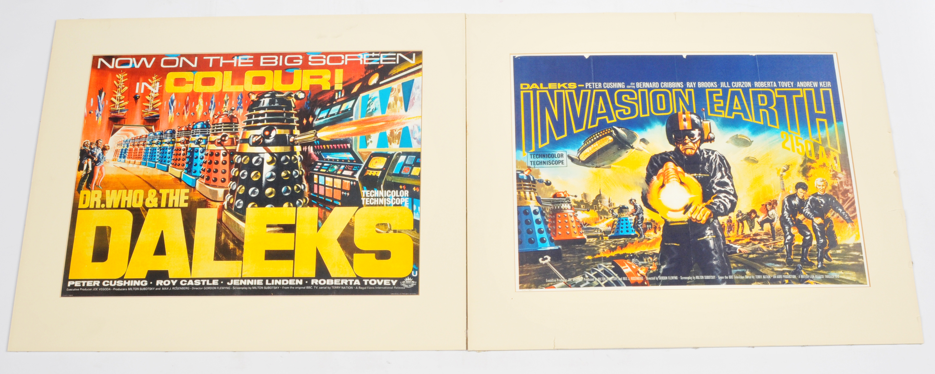 Doctor Who Daleks pair of photographic prints