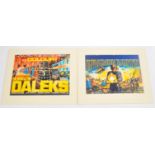 Doctor Who Daleks pair of photographic prints