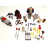 Hasbro, Tomy, popy & similar, A group of loose transforming action figures & accessories