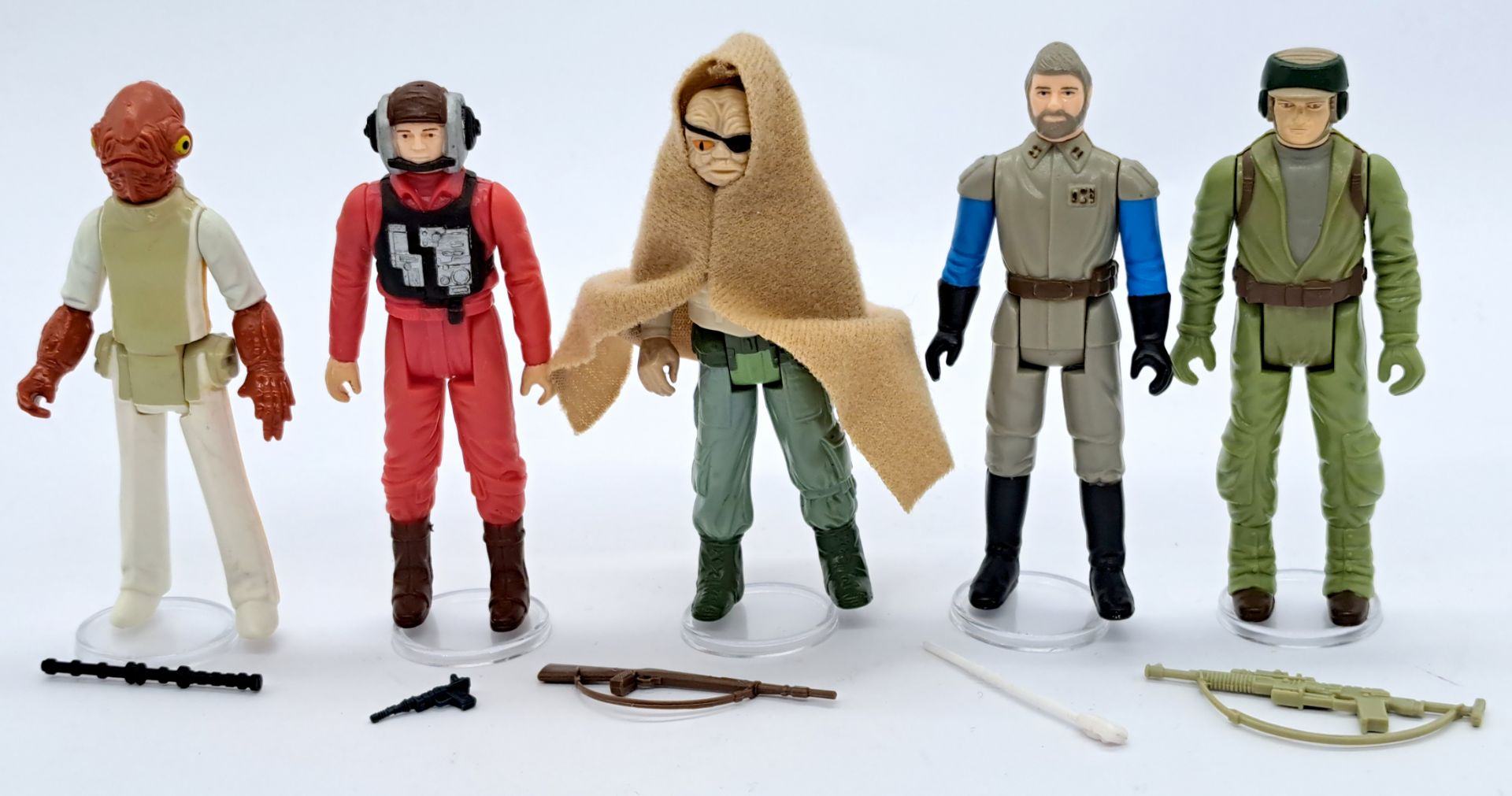 Kenner Star Wars vintage ROTJ Admiral Ackbar, Pruneface, General Madine and similar. Excellent to...